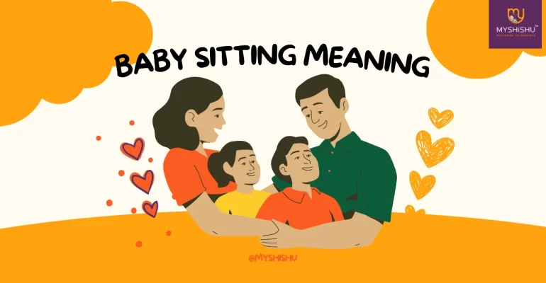 Baby sitting meaning