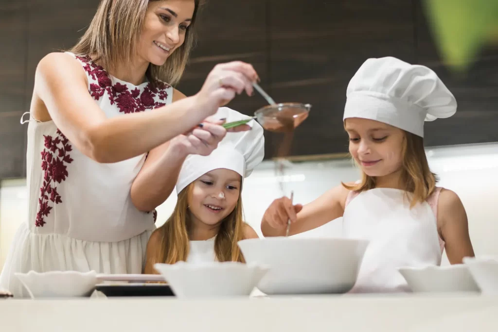 benefits of cooking with children